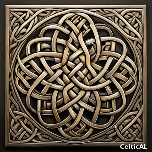 Nodo del serpente in stile insulare irlandese