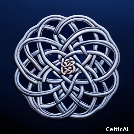 Nodo celtico: rosetta-mandala in stile La Tène