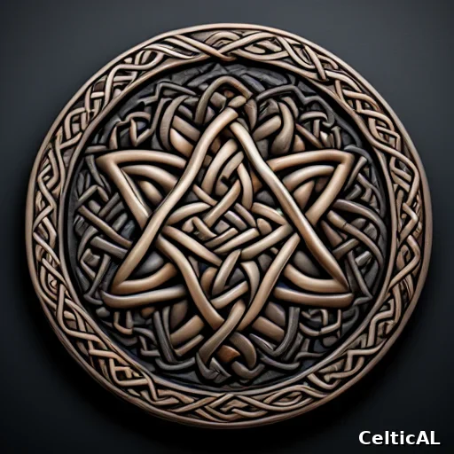 Nodo celtico: triquetra in stile vichinga Urnes