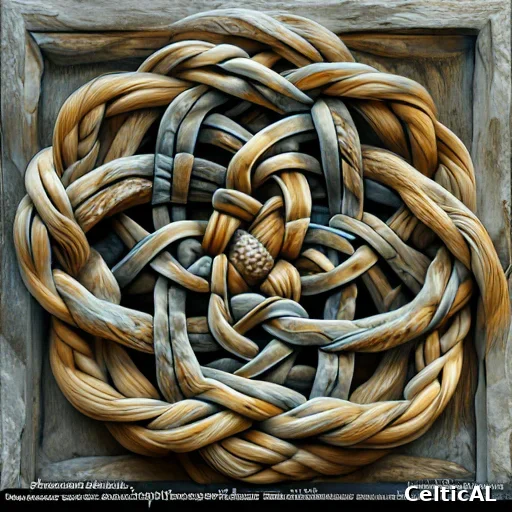 Nodo celtico: croce celtica in stile cornica