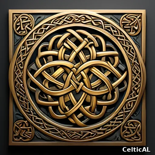 Nodo celtico: triquetra in stile vichinga Urnes